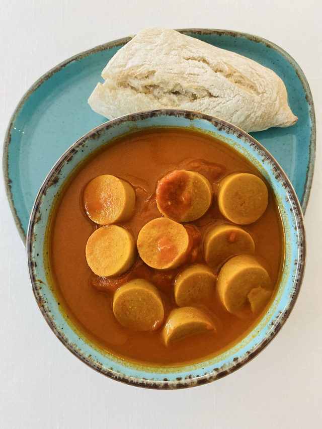 Vegane Currywurst